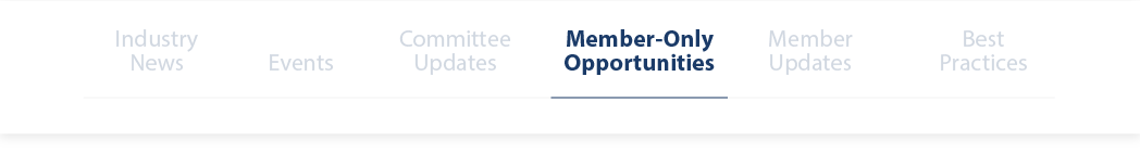 Member-Only Opportunities